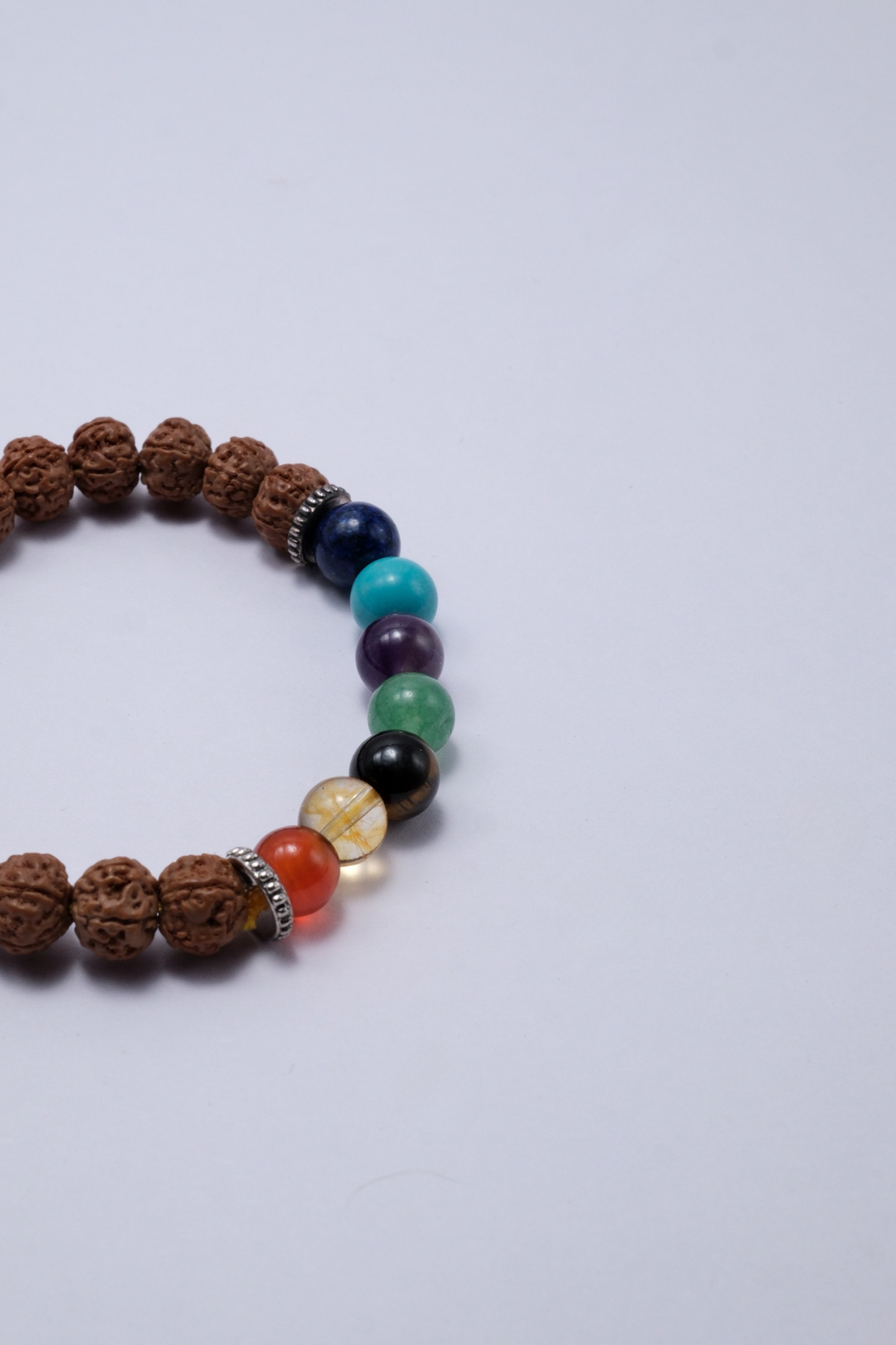 7 Chakra Rudraksha Bracelet