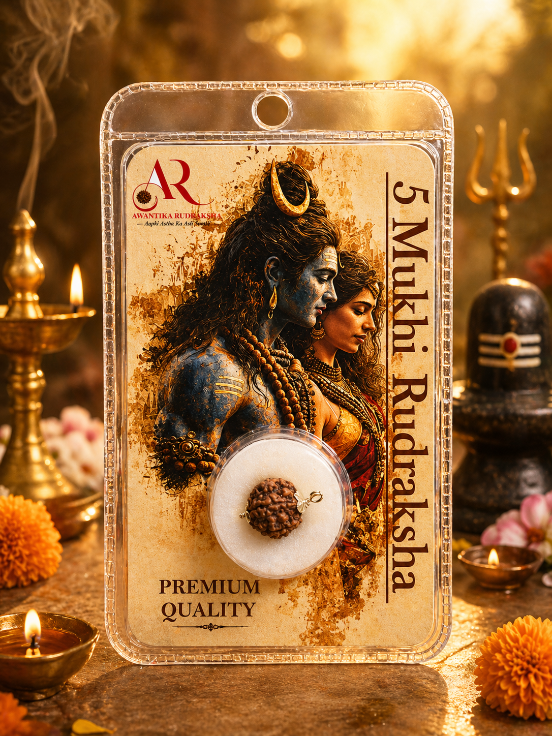 5 Mukhi Rudraksha (Five Faced Rudraksha)