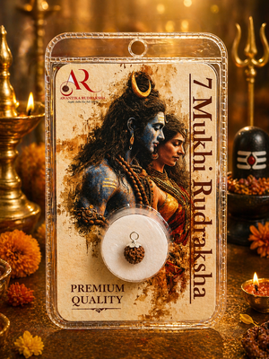 🔱 7 Mukhi Rudraksha (Seven Faced Rudraksha)