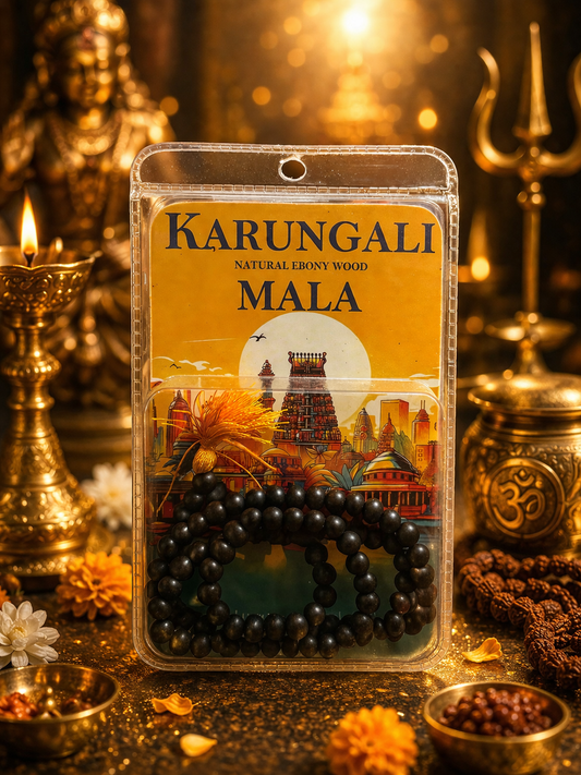 Karungali Mala (Natural Ebony Wood) – Divine Protection & Positivity