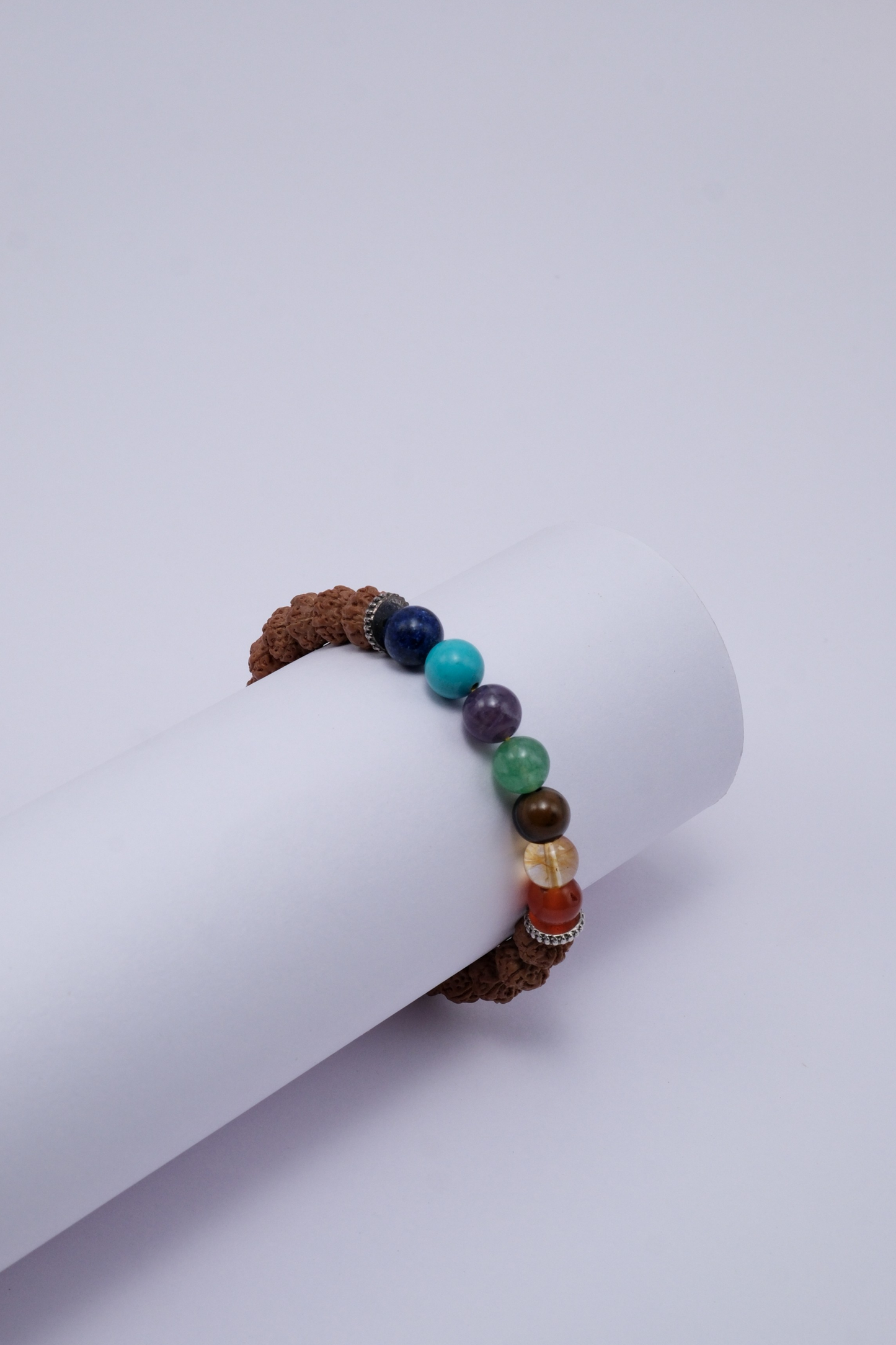 7 Chakra Rudraksha Bracelet